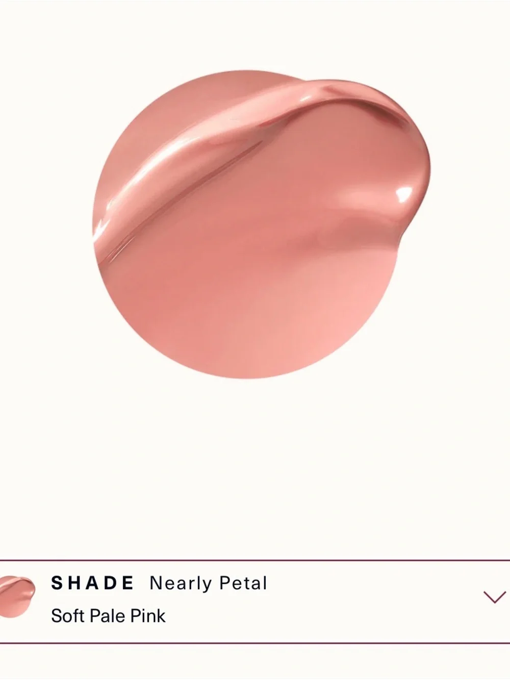 Rare Beauty Stay Vulnerable Glossy Lip Balm in Nearly Petal (Warm Rose)